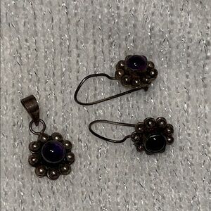 Elegant Purple Jewelry Set